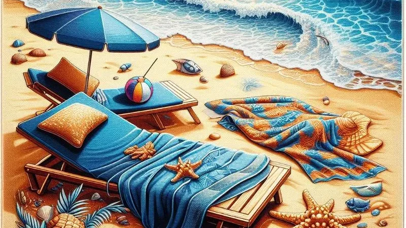 ¿Cómo se llaman las toallas de playa?